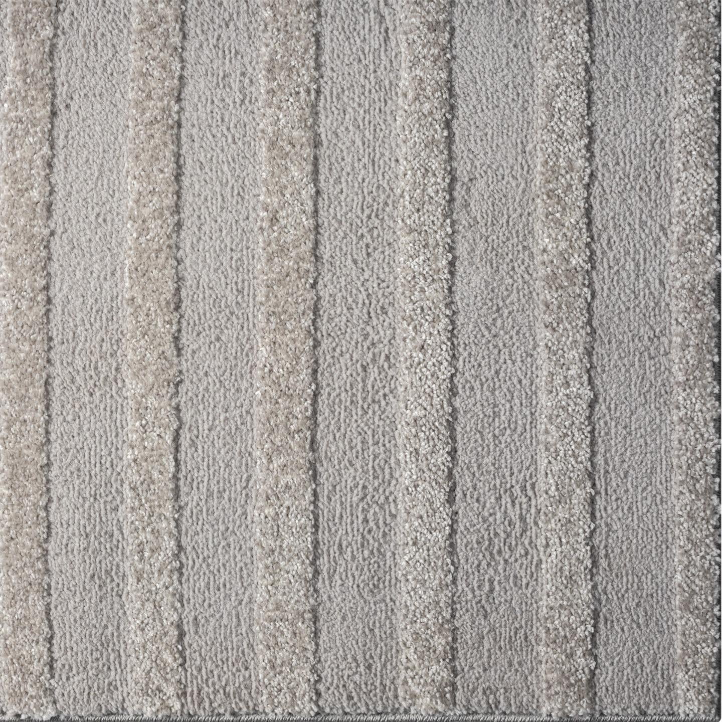 Luxe Weavers Modern Geometric Silver 2x3 Area Rug for Living Room