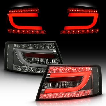 Smoked 2005-2008 Audi A6 S6 C6 Lumileds LED Tail Lights Lamps Left Right