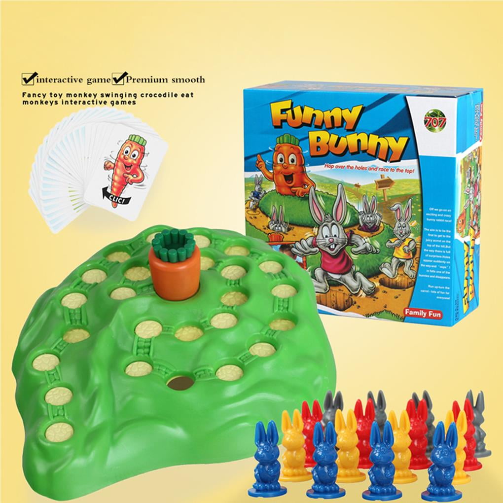 Rabbit Trap Puzzle Toy for Children, Dual Play, Jogo de Tabuleiro