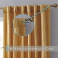 thumbnail image 4 of THD Maria Premium Soft Velvet Back Tab Rod Pocket Window Treatment Curtains for Bedroom & Living Room - Set of 2, 4 of 7