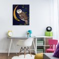 thumbnail image 4 of Stupell Industries Rustic Lodge Owl & Moon Forest Canvas Art, 30 x 40, by Michelle Ingari Designs, 4 of 8