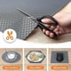 thumbnail image 3 of 1pc Gray Shelf Liners For Kitchen Cabinets, Refrigerator Liners Waterproof And Oil-proof, Non-adhesive Drawer Mat Eva Non-slip Liner For Shelves Banmo, 3 of 5