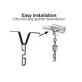 thumbnail image 4 of Rain Chain Hook Clip Gutter Adapter with V Shape Design for Secure Outdoor Drainage Systems in Summer Gardens Supply Gold, 4 of 4