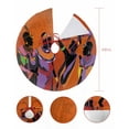 thumbnail image 7 of African Black Women Christmas Tree Skirt 48 Inches Large Christmas Skirt Tree, Orange Purple Red Ethnic Abstract Art Tree Skirt Christmas Decorations for Fireplace Party Holidays Indoor Outdoor, 7 of 7