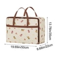 thumbnail image 3 of S Heavy Duty Storage Bag With Reinforced Handles, Double Zipper, Waterproof Material And Collapsible Design For Clothes Bedding Moving Travel And College Dorm, 19.69X13.78X8.66In, 0.17Lb, 3 of 8