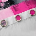 thumbnail image 4 of Manfei Adult Pink Watercoor Black Out Curtains, Abstract Ombre Curtains Pack of 2 (42x63 Each), Fashion Oil Printing Bedroom Curtains, Window Curtains Bedroom Decor, 4 of 6