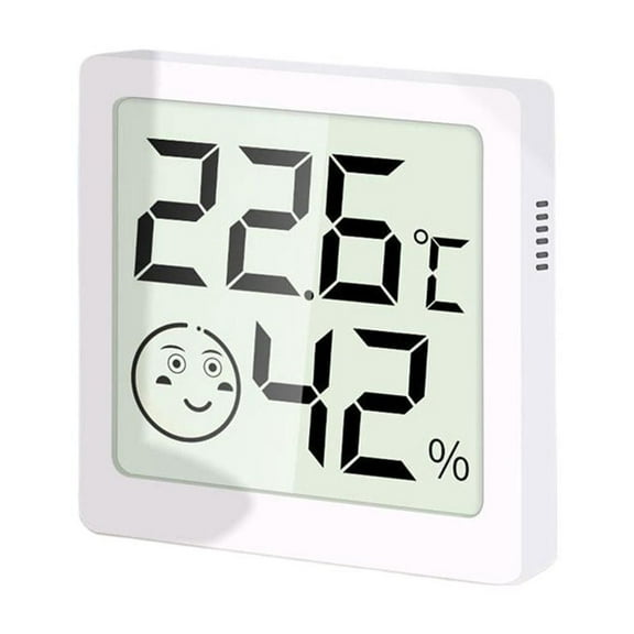 Mini LCD Digital Hygrometer, Indoor Temperature & Humidity Monitor for Home, Office, Warehouse