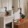 thumbnail image 4 of Halloween Skeleton Goose Resin Figurine, White Goose Skull Statue, Realistic Animal Tabletop Decoration for Shelf, Desk, Mantel, Halloween Home Party Decor Collectible Gift, 4 of 6
