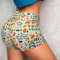 thumbnail image 5 of Yiaed Peanuts 8 Print Women's Athletic Shorts Running Shorts Sporty Short High Waisted Elastic Workout Shorts for Yoga Gym Running & Sports -Small, 5 of 8
