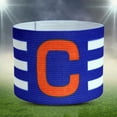 thumbnail image 2 of Stripe Arm Band Brazalete Capitan Soccer Player Capitán Group Armband Fútbol Ajustable Transparente Transpirable Con Táctil para El, 2 of 8