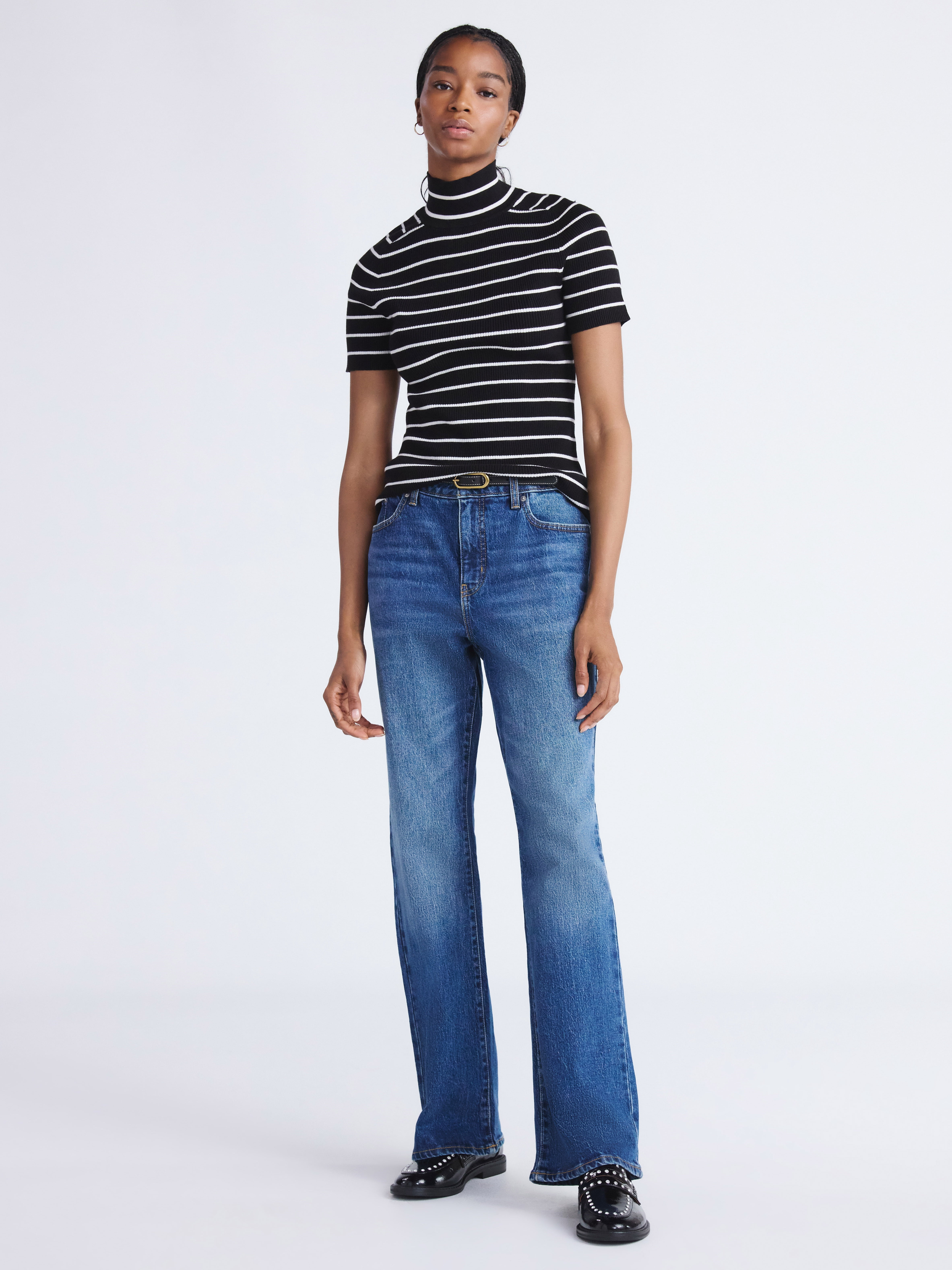 Free Assembly Women's Mid Rise Full Length Bootcut Jeans, 32" Inseam, Sizes 0-20