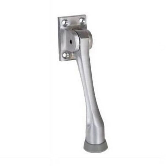 Trimco 12205626 5 in. Kick Down Door Holder, Satin Chrome