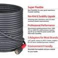 thumbnail image 3 of YAMATIC Super Flex Pressure Washer Hose, 3200 PSI 50 FT x 1/4 Kink Resistant High Pressure Hose, Power Washer Hose, Heavy Duty M22-14mm x 3/8" Quick Connect, 3 of 8