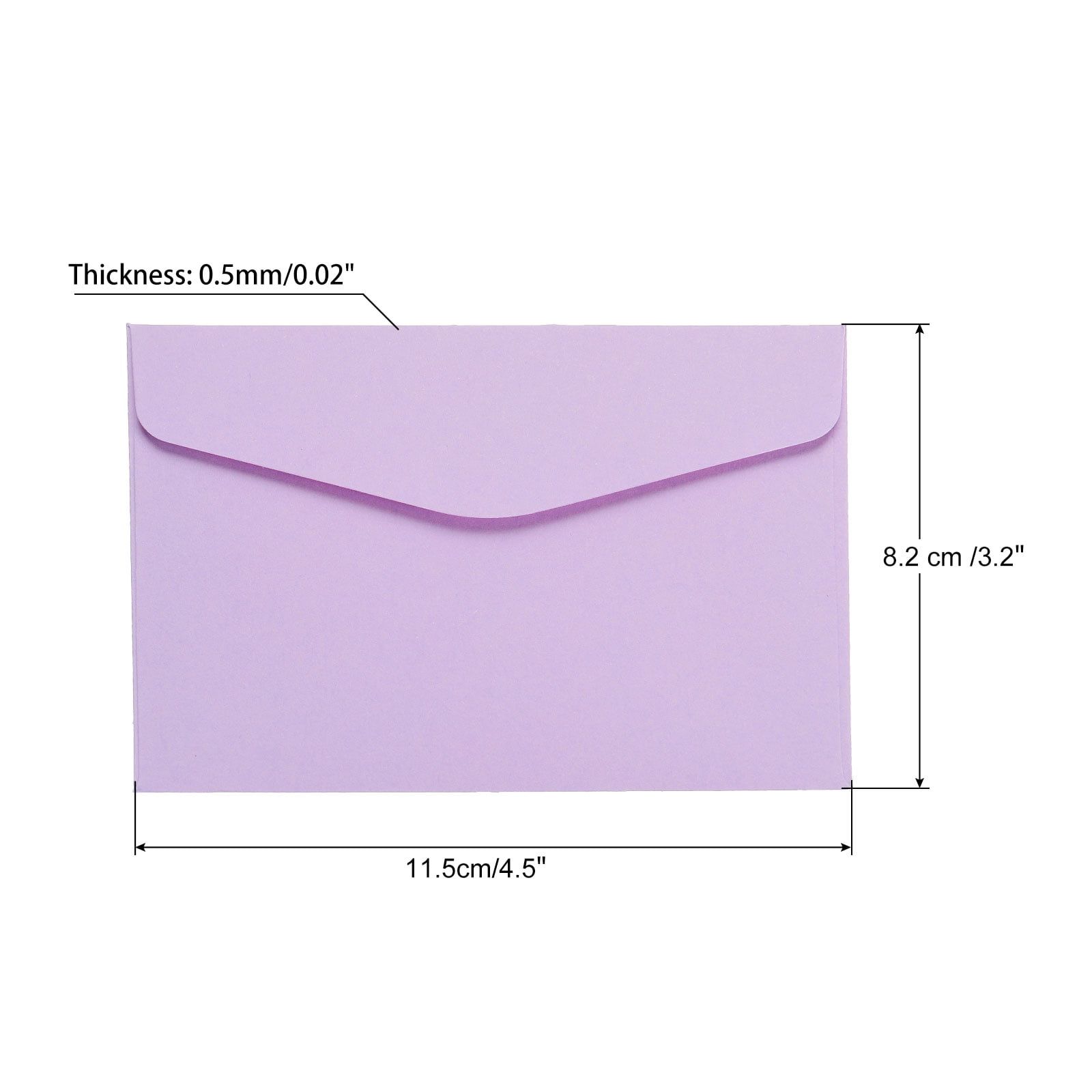 Unique Bargains Blank Small Items Storage Holder Mini Envelopes Lilac