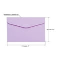thumbnail image 2 of Uxcell Blank Small Items Storage Card Holder Mini Envelopes, Light Purple 60 Pack, 2 of 6
