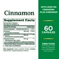 thumbnail image 4 of Nature’s Bounty Cinnamon 2000mg Plus Chromium Capsules, Supports Sugar Metabolism, Herbal Health, 60 Count, 4 of 9