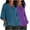 Multicolor, variant on Aboser 2 Pack Cotton Linen Tops for Women 3/4 Sleeve T Shirt V Neck Casual Shirt Women Plus Size Solid Color Shirts Loose Side Split Blouses for Ladies