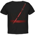 thumbnail image 2 of Halloween Red Clan Ninja Assassin Costume Toddler T Shirt Black Toddler Size 5/6, 2 of 2