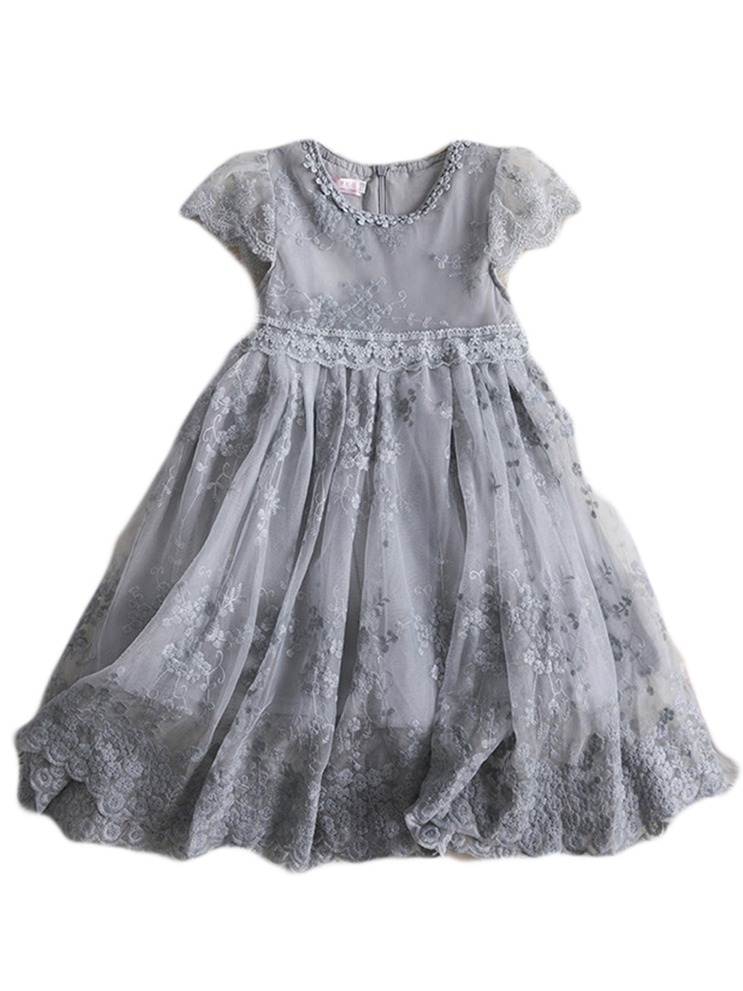 little girl dress neck design