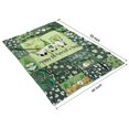 thumbnail image 4 of St.Patrick's Day Green Clover Flannel Blanket Plush & Cozy Blanket Throw for Winter Autumn,40x50 Inch Warm Blanket for Bedding Christmas Easter, 4 of 5