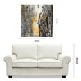 thumbnail image 7 of Empire Art Direct Bands of Gold A & B Frameless Free Floating Tempered Glass Panel Graphic Wall Art, 38" x 38" each, Ready to Hang, 7 of 7
