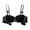 Black-32, variant on Lace Bra Women's Lingerie Underwire Cup Push Up Brassiere Hot Bra Underwear Bare Expose Breast Underwire Brassiere