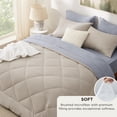 thumbnail image 2 of Juego de Edredón Bedsure King Size Beige Reversible 7 Piezas, 2 of 7