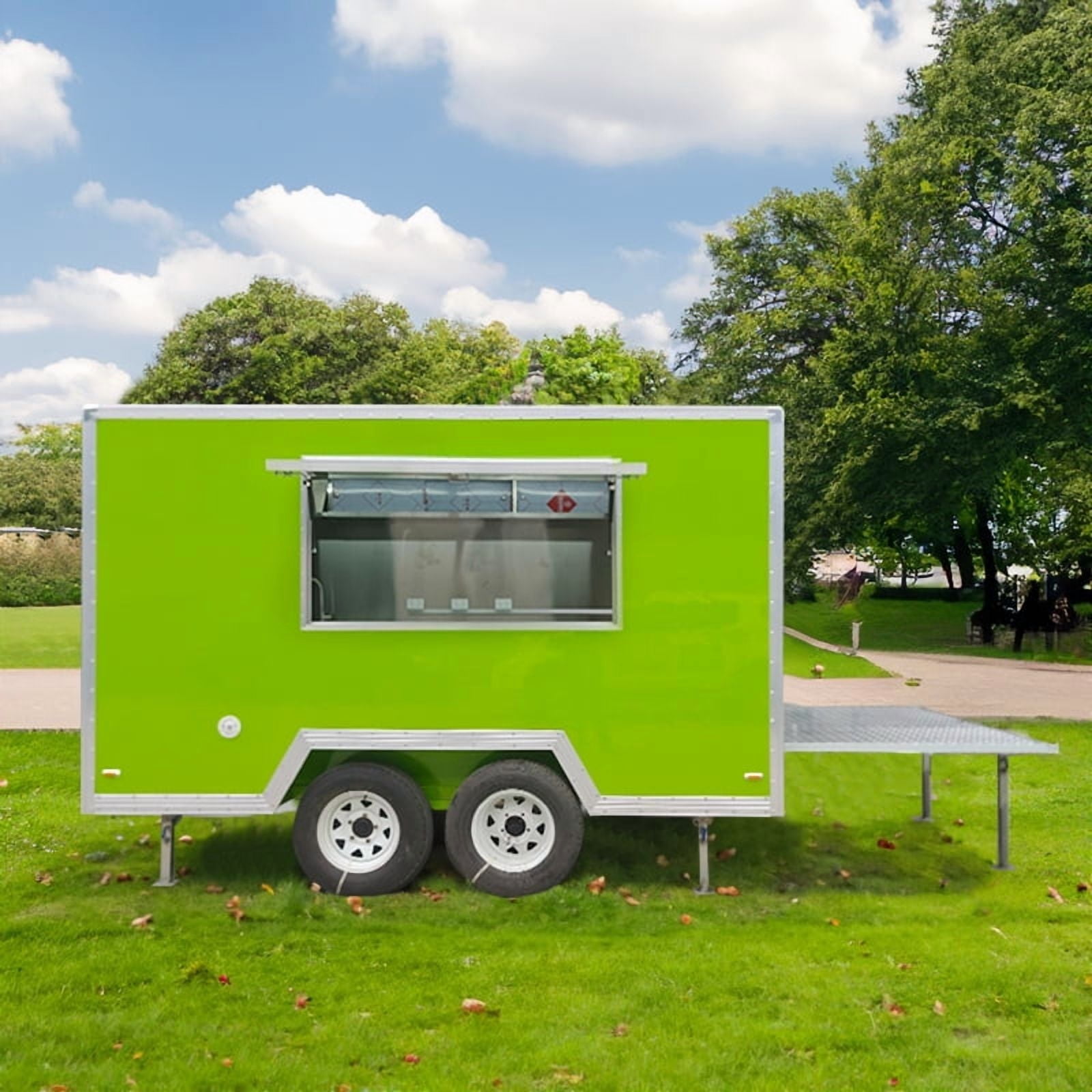 BELYOO Heavy-Duty Food Service Cart | Stainless Steel Commercial Catering Equipment for Outdoor Use