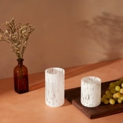 Thyme & Table 12 fl oz White Tortoise Drinking Glass