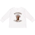 thumbnail image 3 of Inktastic Wyoming Cowgirl Western Rodeo Girls Long Sleeve Toddler T-Shirt, 3 of 5