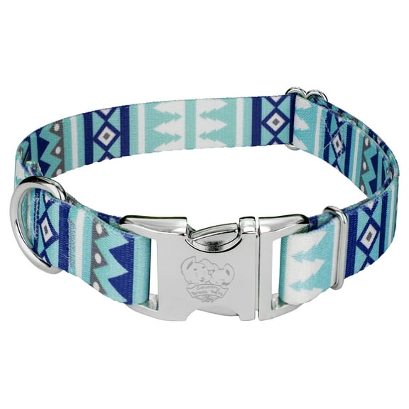 Country Brook Petz® Premium Snowy Pines Dog Collar, Extra Large