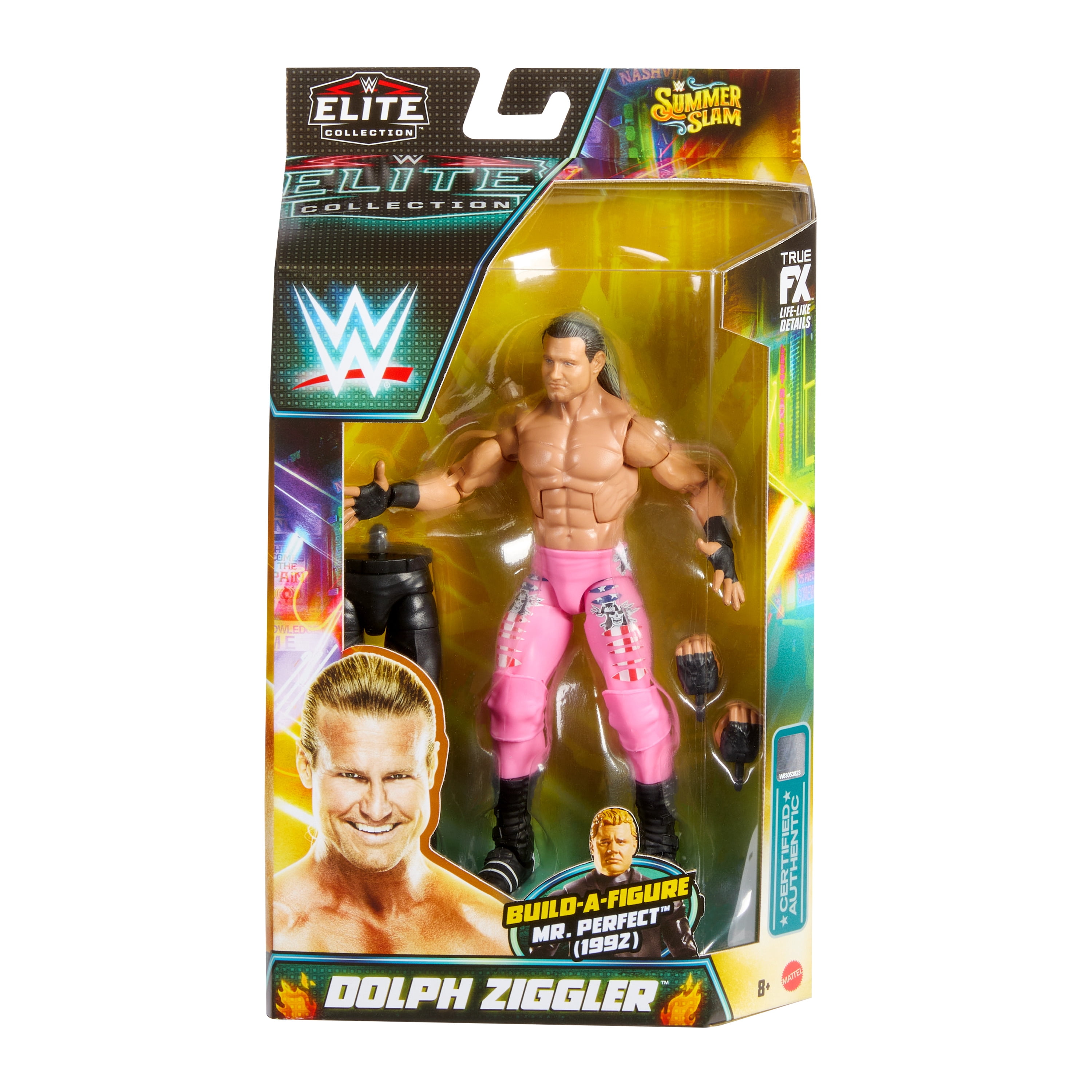 WWE Elite Action Figure SummerSlam Dolph Ziggler with Build-A-Figure