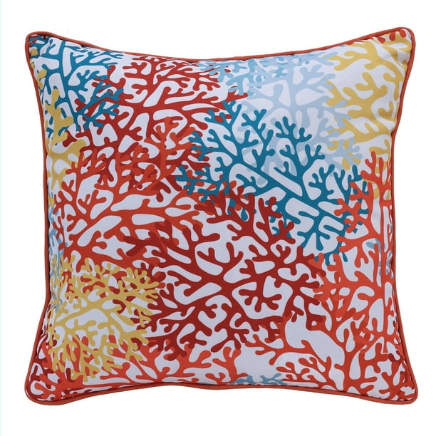 Coral Reef Outdoor Cushion 18x18