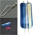 thumbnail image 6 of BLEEUS Trolling Fishing Diving Flash Board Salmon Fishing Flasher Bait Flasher Fishing supplies （Blue）, 6 of 9