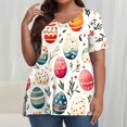 thumbnail image 2 of Camisas de Manga Larga para las Mujeres Cuello Redondo Impreso de Ajuste Suelto, Top de Moda de Verano Sexy para el Uso Diario, 2 of 6