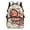 Astronaut Capybara Print, variant on Uorisanigo Kids Backpack 5-15 Year Multifunctional Large Capacity Neon Dinosaur Print Backpack with Zipped Front Pocket for Sports Camping and Travel