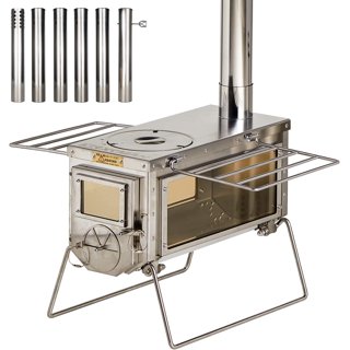 Tent With Wood Stove