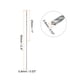 thumbnail image 2 of Uxcell 20pack Brocas Extra Largas, Broca HSS de 0.8mm con Acero de Alta Velocidad de 60mm de Longitud para Metal, Madera y Plástico, 2 of 5