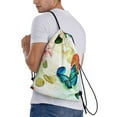 thumbnail image 4 of Yiaed Floral Vintage Print Drawstring Bags Drawstring Backpack Bulk String Back Pack Gym Sport Bag-Medium, 4 of 5