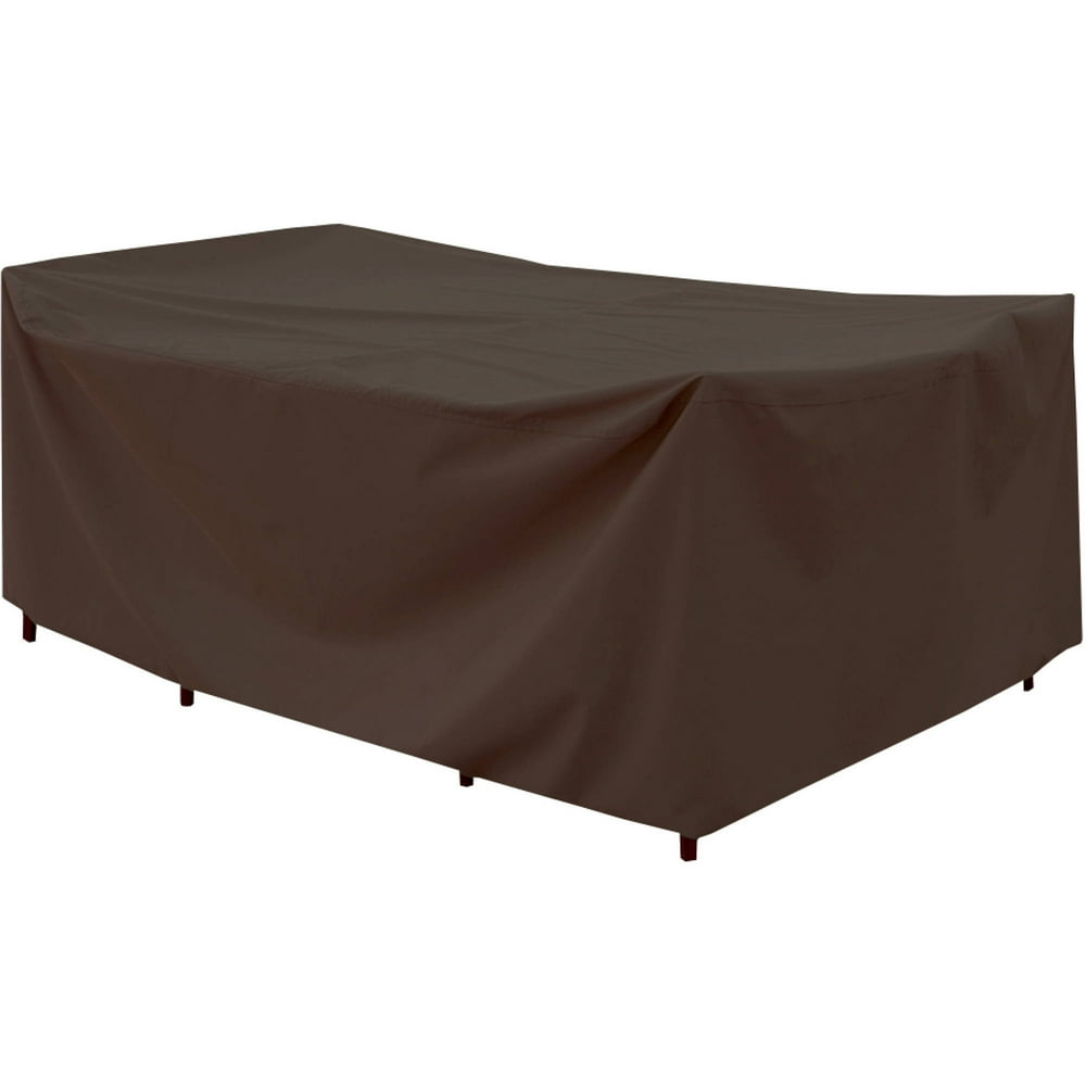 Jordan Manufacturing Rectangular Table Patio Furniture Cover, Dark
