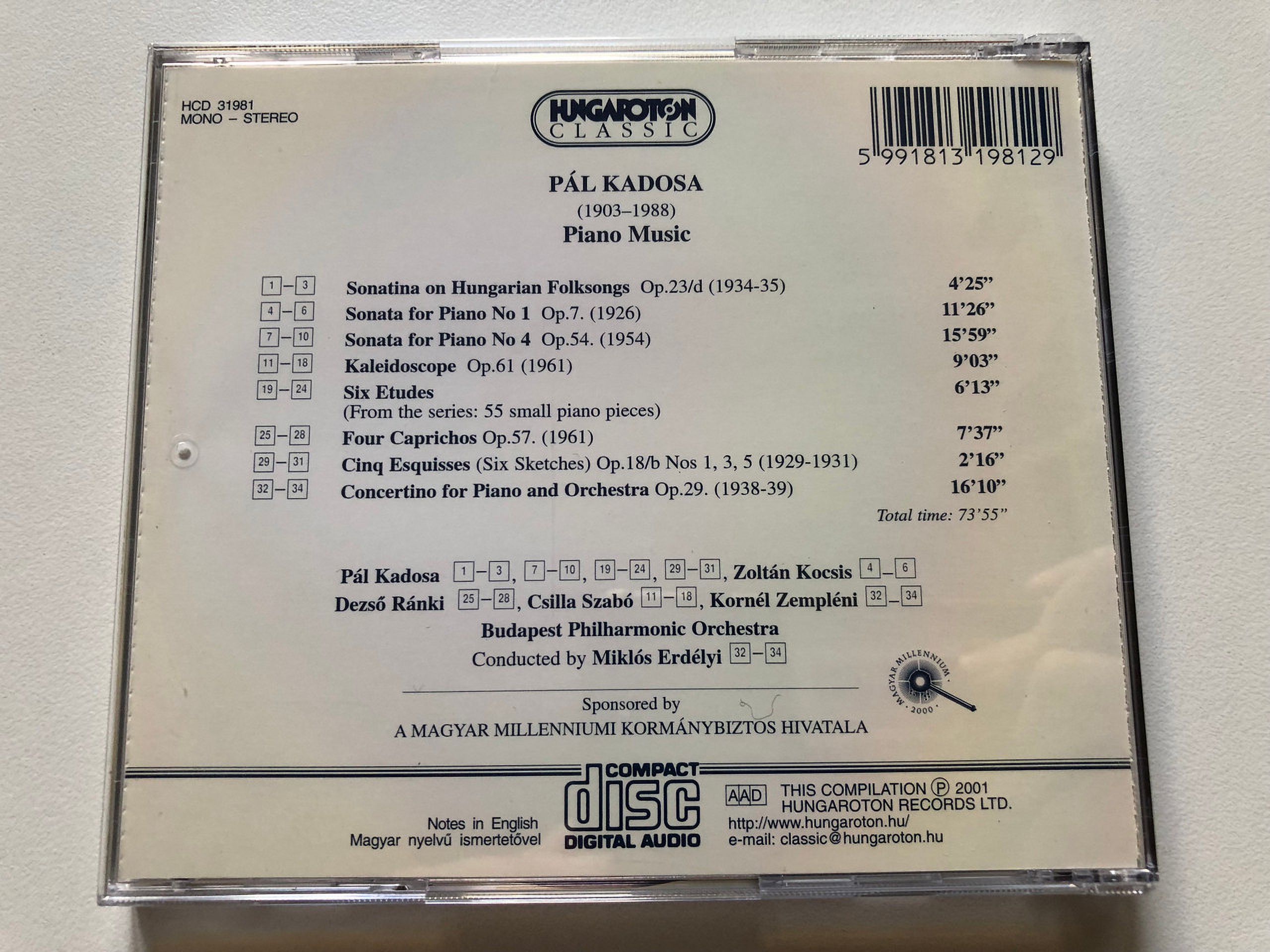 Various Artists - Piano Music / Various - Music & Performance - CD