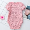 thumbnail image 7 of URMAGIC Baby Boy Girl Short Sleeve Cute Romper Bodysuit Summer Outfit Clothes 0-24 Months, 7 of 7