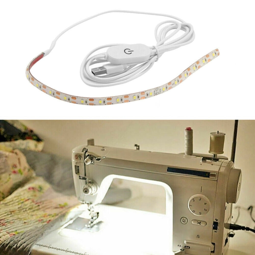 Sewing Machine Light Bright Strip LED Light Touch Dimmer Tool USB Power  Supply 