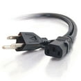 thumbnail image 3 of C2G 24240 18 AWG Universal Power Cord for NEMA 5-15P to IEC320C13, Black (1 Foot/0.30 Meters), 3 of 5