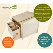 New Age Pet® ECOFLEX® Fontana Jumbo Chicken Coop, in Red or Tan, for 4 to 6 Chickens