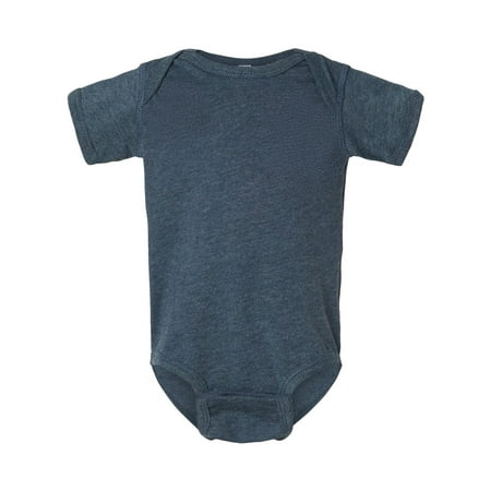 

Infant Fine Jersey Bodysuit Vintage Denim NB