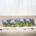 thumbnail image 4 of Ambesonne Nature Throw Pillow Cover 4 Pack, Backyard Garden Spring, 16", Multicolor, 4 of 5