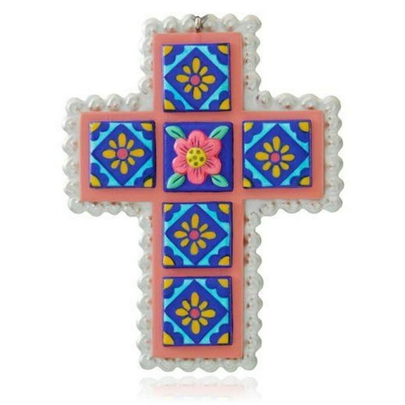 Hallmark QHX1187 'la Fe Y El Amor' Cross Keepsake Ornament