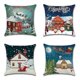 thumbnail image 1 of Set Of 4 Christmas Pillowcases Snowman Pillowcases, 1 of 5
