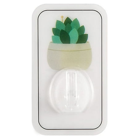 

Begine Clearance Plant Adhesive Hook Punch-Free Adhesive Hook Kitchen Wall Tile Strong Paste Traceless Hook C Succulent Botanical Garden Hook Traceless Sticky Coat Hook Hanger Hook Up